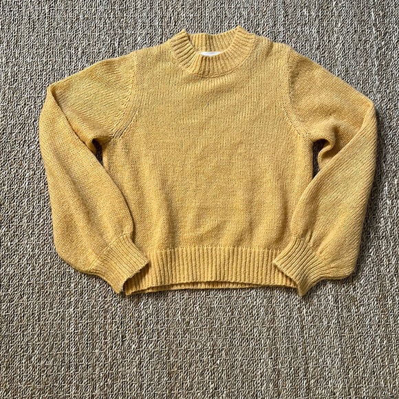 ROLLA'S Sweaters - Rollas Yellow Mock Turtleneck Sweater
